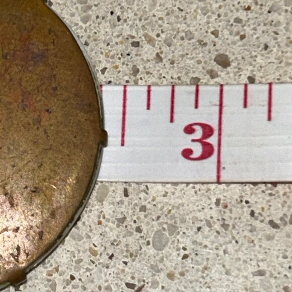 Antique Hand-Painted Porcelain Brooch With Pink Roses C-Clasp Gold-tone - Picture 15 of 15